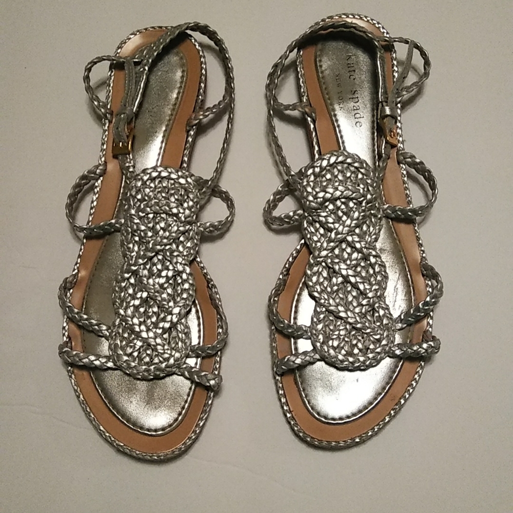 kate spade Silver Sandals